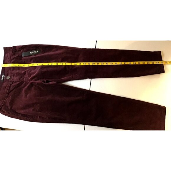 NIC & ZOE - WOMENS WINTERBERRY CORDUROY 70% COTTON MID-RISE SKINNY PANTS SIZE 2P - Picture 5 of 7